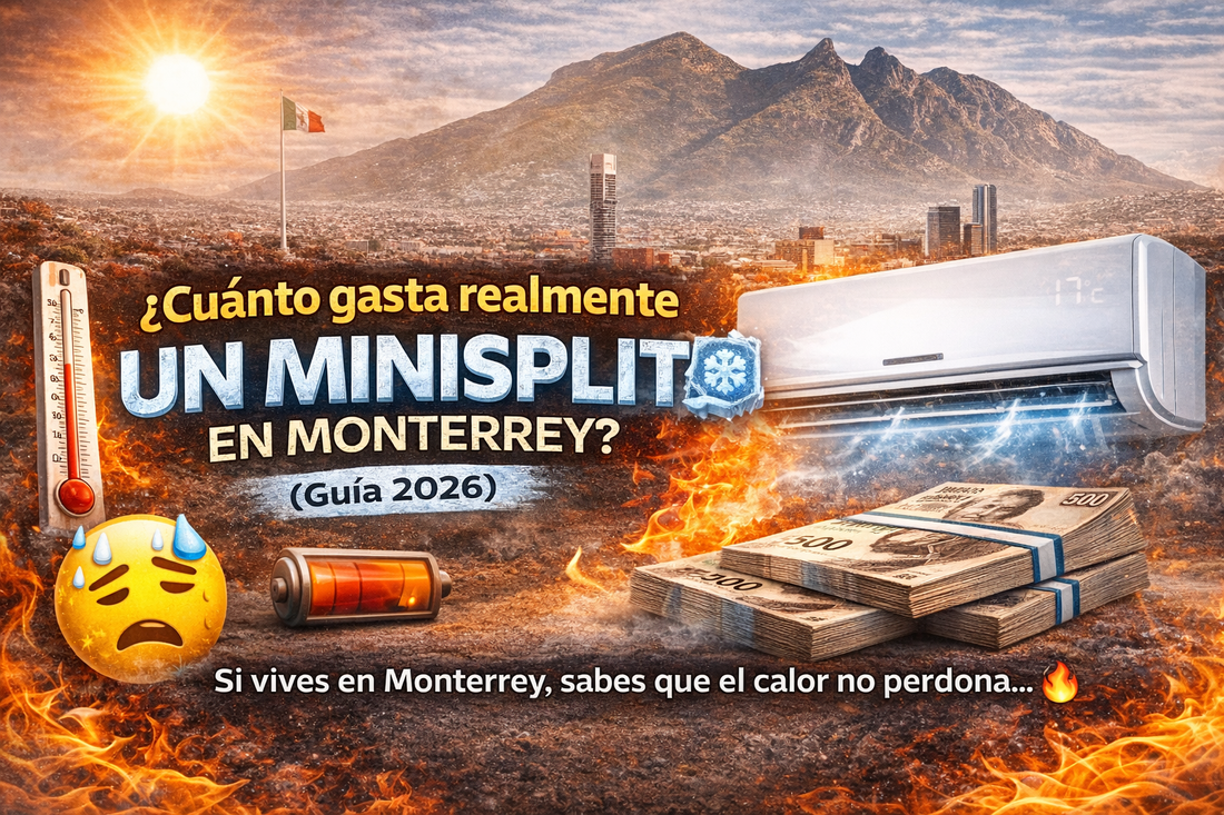¿Cuánto gasta realmente un minisplit en Monterrey? (Guía 2026)