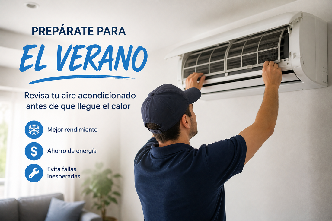 Prepárate para el verano: revisa tu aire acondicionado antes de que llegue el calor