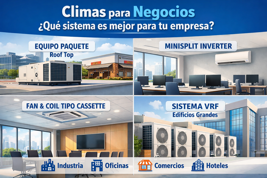 ❄️ Climas para negocios: ¿qué sistema es mejor para tu empresa?